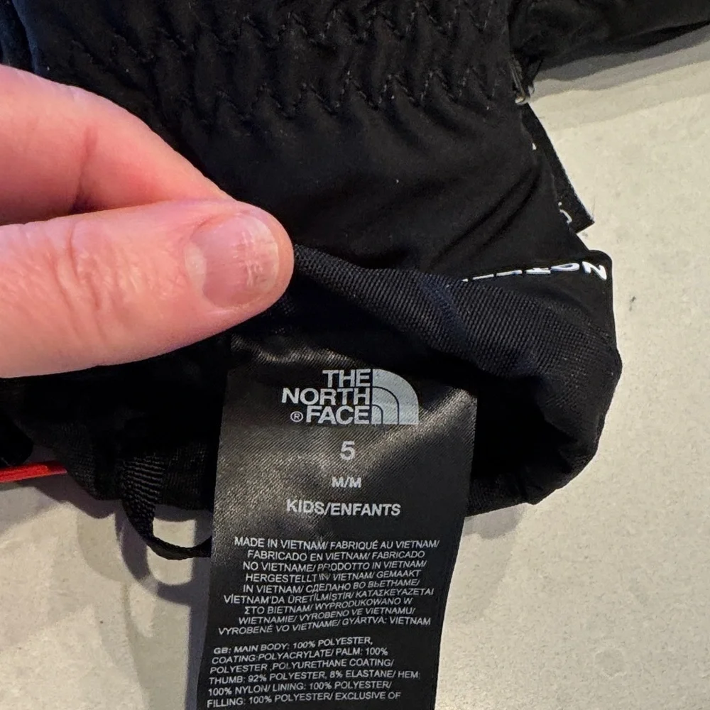 The North Face Kids Mittens - Black